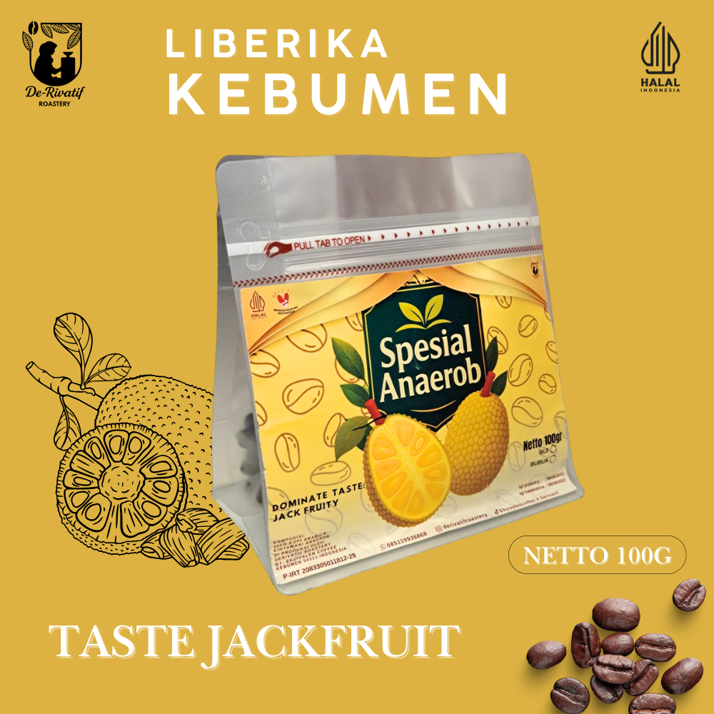 

Spesial Anaerob Jackfruit Nangka Liberika Kebumen 100g