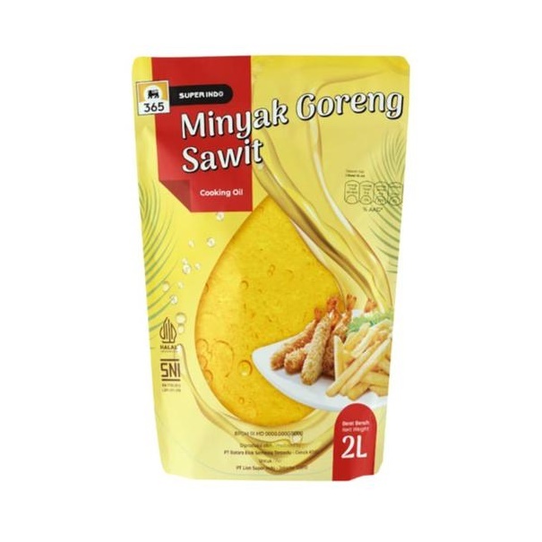 

365 Superindo Minyak Goreng Sawit 2L Cooking Oil