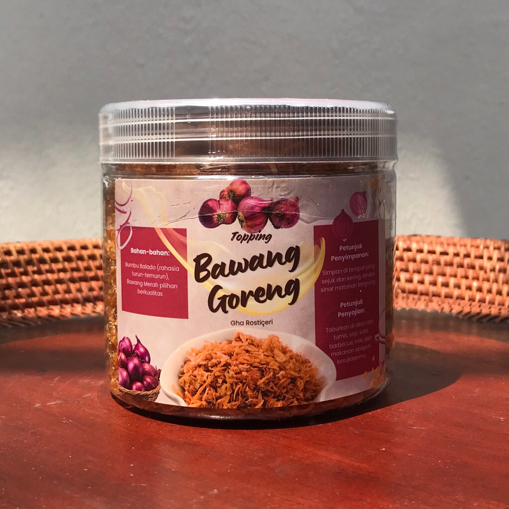 

Gha Rosticeri Bawang Goreng 130gr Taburan Topping Garnish Makanan