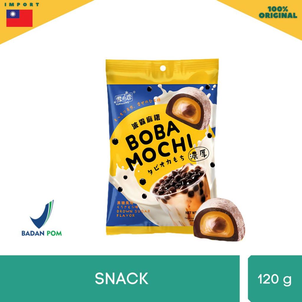 

Yuki & Love Boba Mochi khas Taiwan