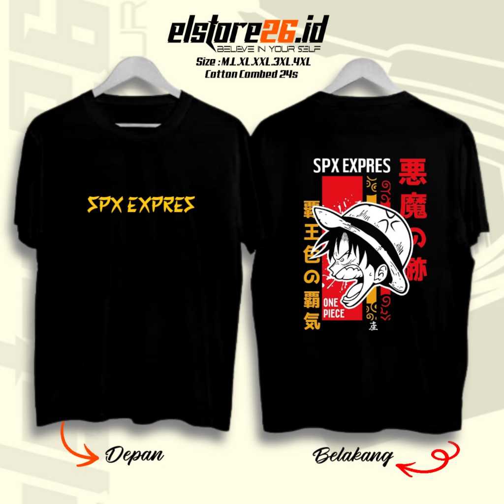 KAOS DISTRO SPX XPRESS | BAJU PRIA KURIR SHOPEE TERBARU | COTTON COMBED 24S