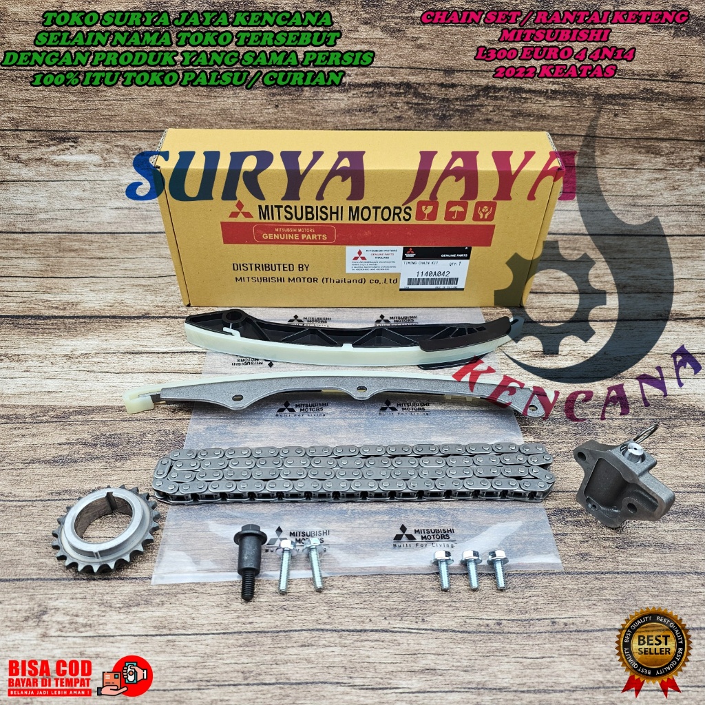 RANTAI KETENG CHAIN SET MITSUBISHI L300 DIESEL EURO 4 EURO4 MESIN 4N14