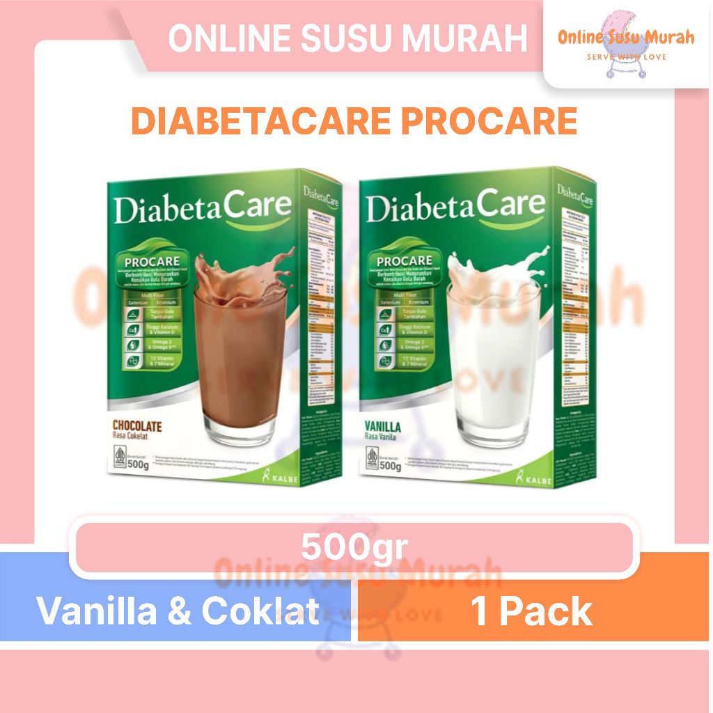 

DIABETASOL SUSU DIABETACARE 500G SSKD - SUSU NUTRISI DIABETES