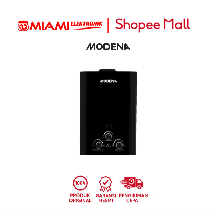 Water Heater LPG MODENA Rapido GI0631L / Pemanas Air GAS GI 0631 L / GI0631