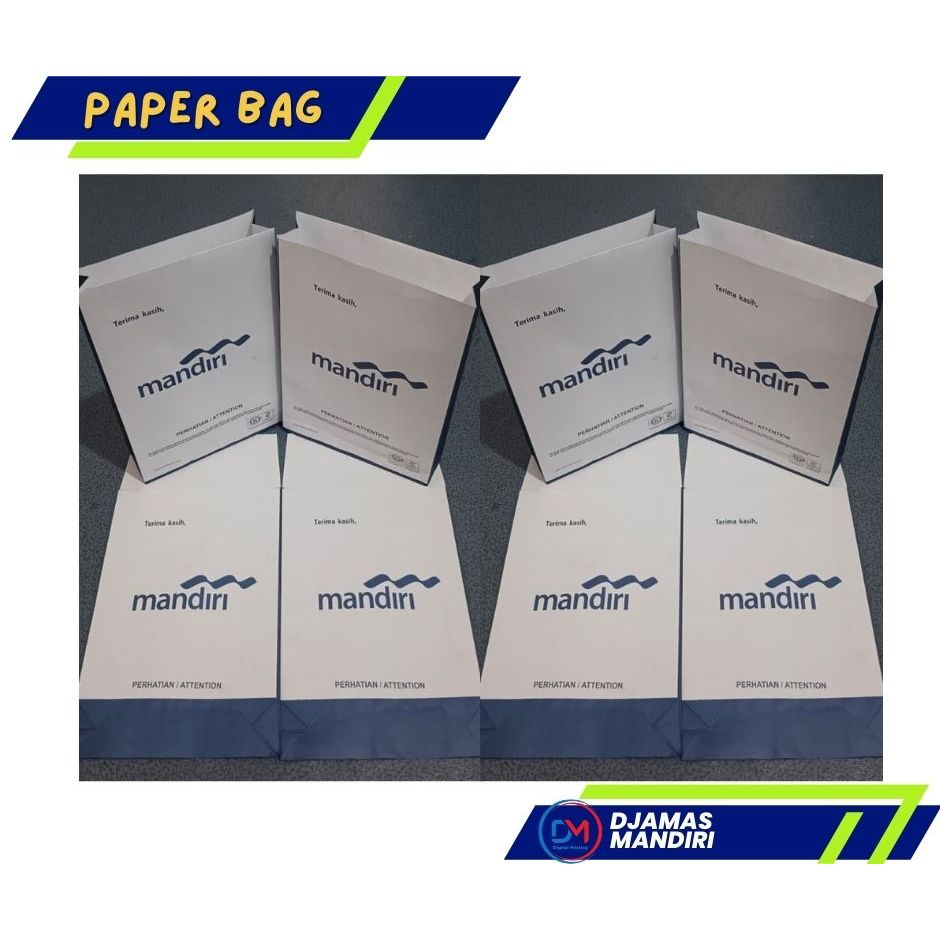 

Paper Bag Custom Bahan HVS (tebal kuat dan tidak gampang sobek)