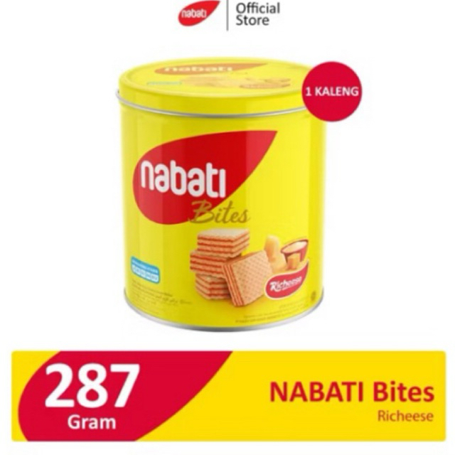 

Nabati Bites Wafer Kaleng 287g