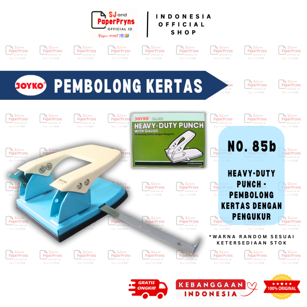 

Hole Punch Besar Joyko No. 85B – Pembolong Kertas Kapasitas 40 Lembar