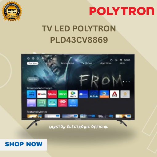 POLYTRON SMART LITE DIGITAL TV 43 INCH PLD43CV8869/PLD 43CV8869/PLD-43CV8869/PLD 43CV 8869
