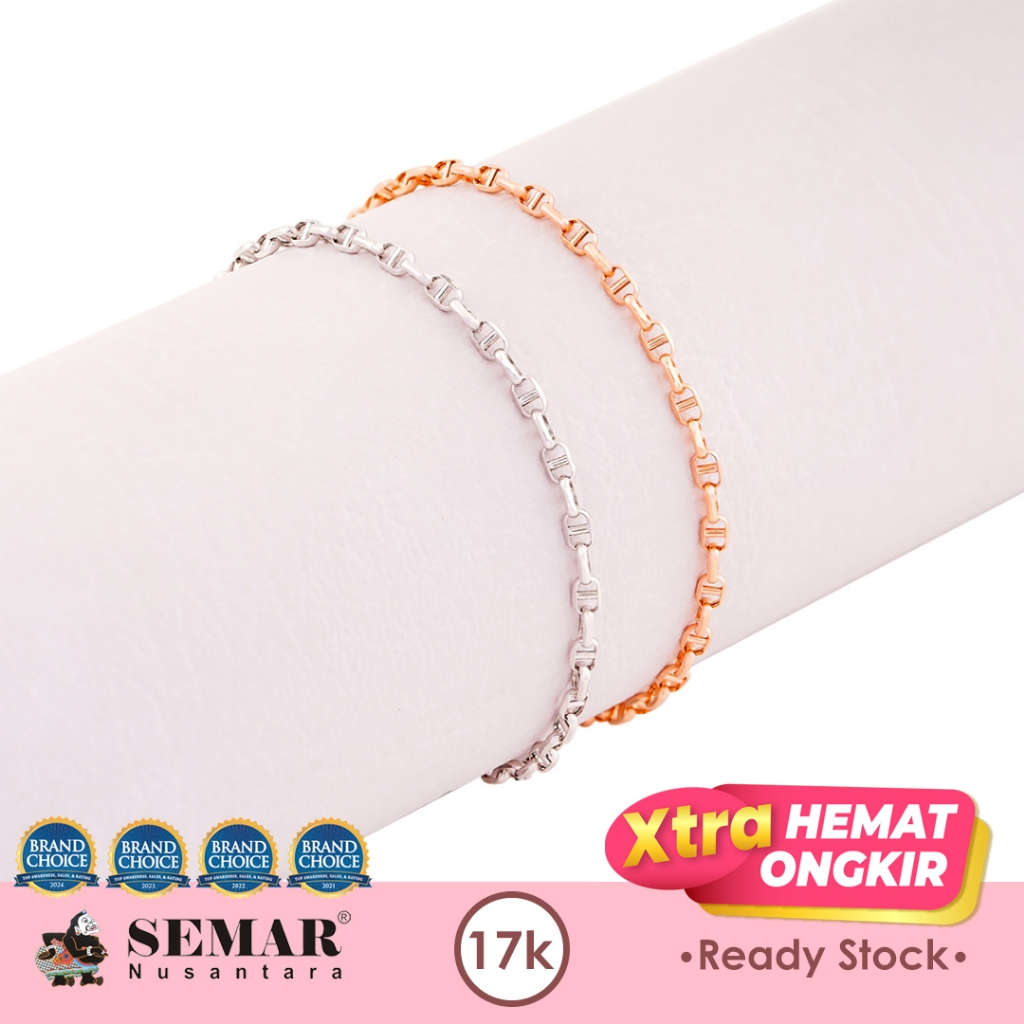 Gelang Emas Sunny Deana Chain Gold 17K Semar Nusantara