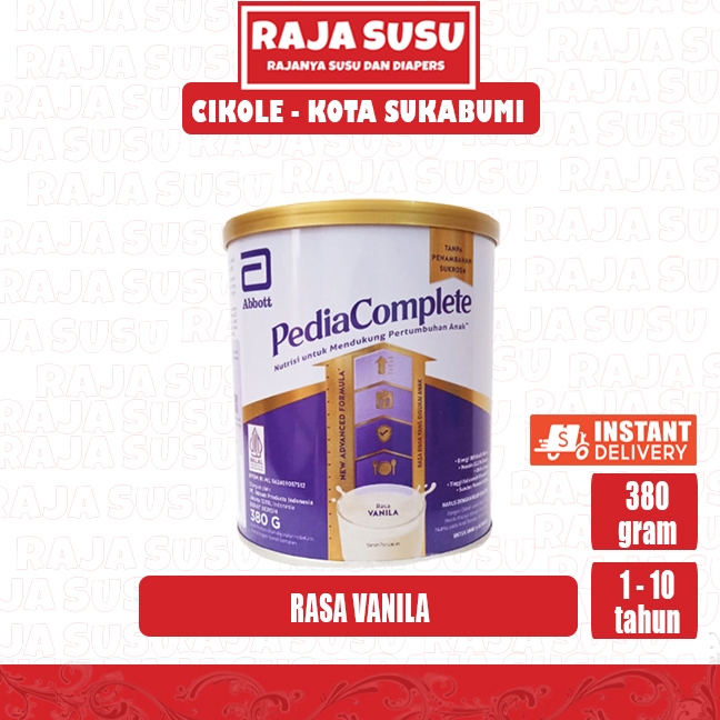 PEDIASURE COMPLETE VANILA 380GR - RAJA SUSU