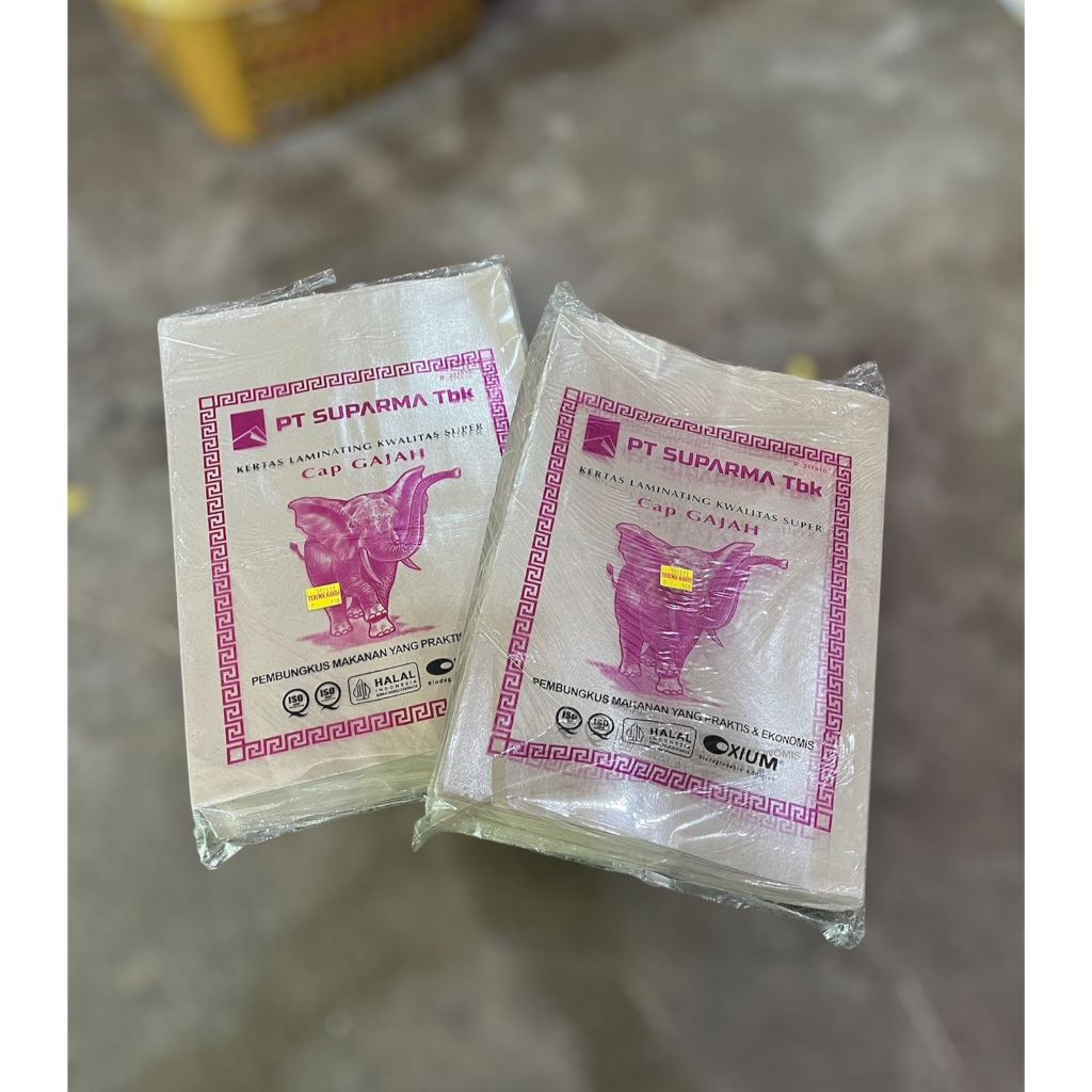 KERTAS NASI COKLAT ISI 250 LEMBAR / KERTAS PEMBUNGKUS MAKANAN / NASI / KERTAS NASI BUNGKUS - MURAH!!