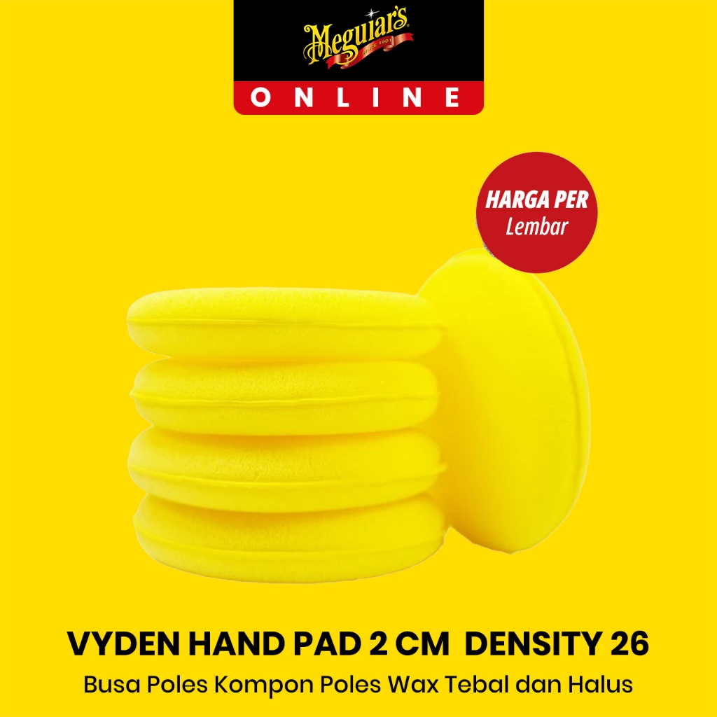 Busa Poles / Busa Wax / Spon Wax Vyden Foam Thin Applicator Pad