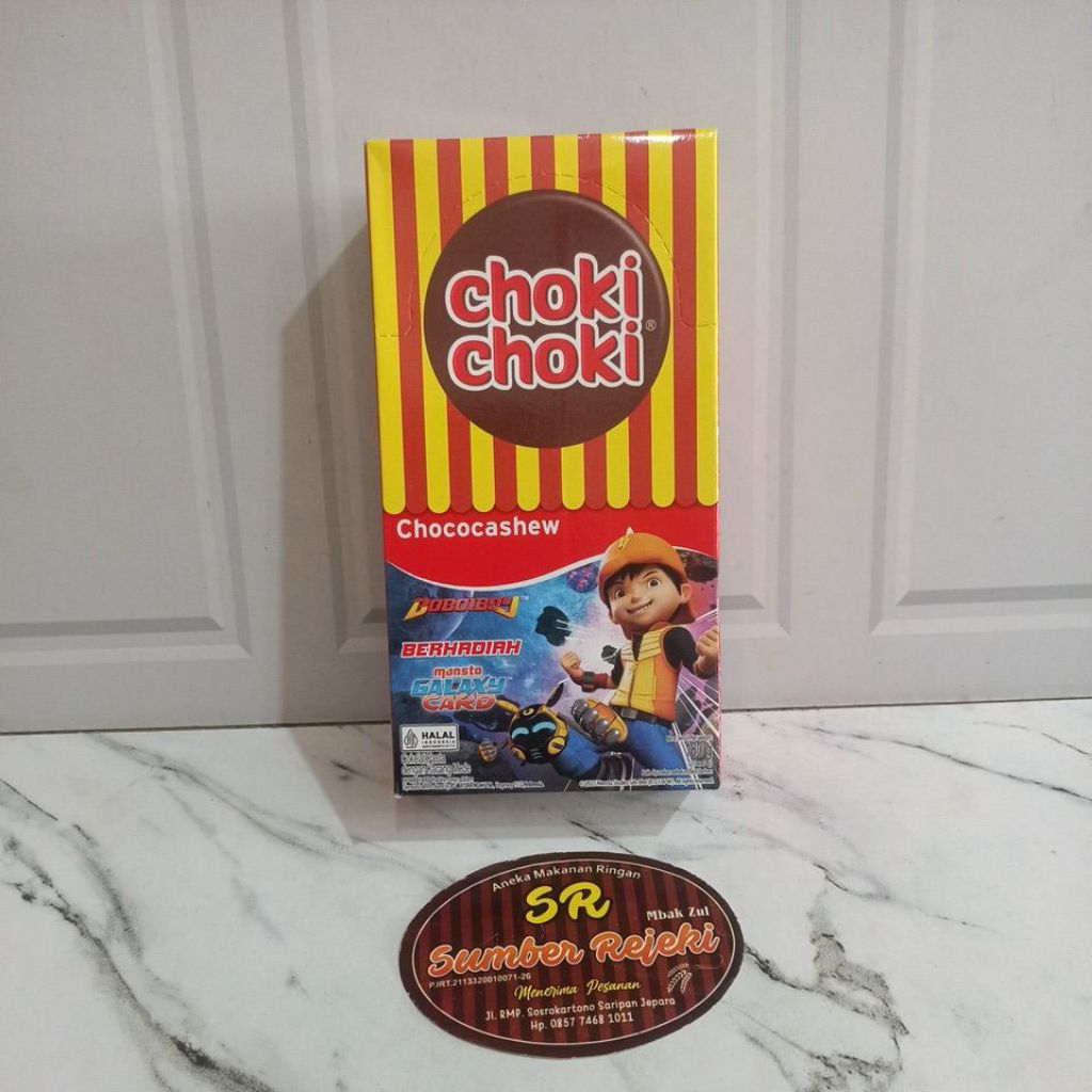 

CHOKI CHOKI CHOCOCASHEW ISI 20PCS