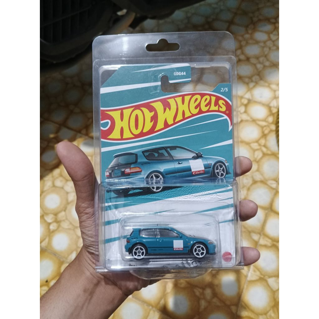Hotwheels Honda Civic Eg Hijau