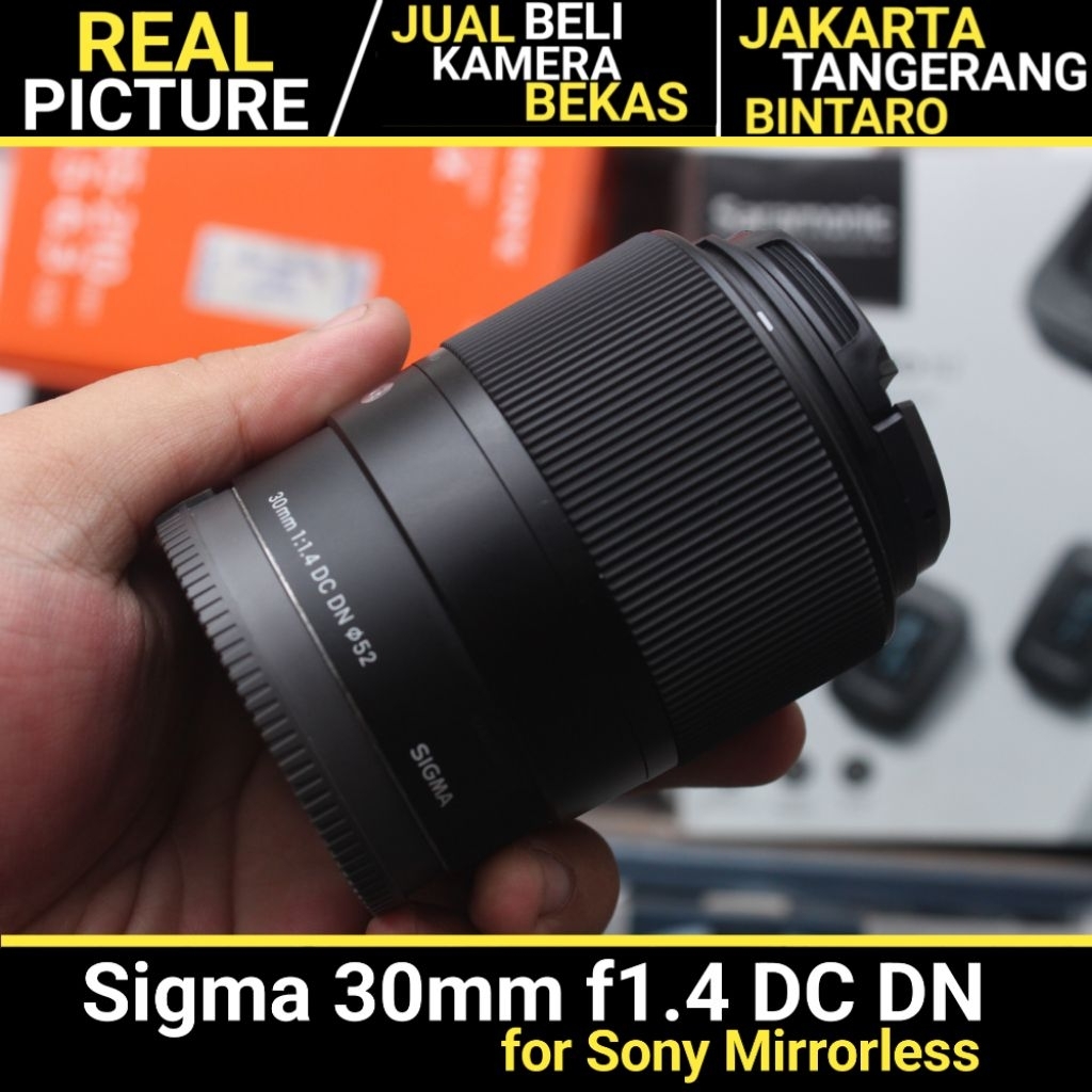 Sigma 30mm f1.4 DC DN for Sony Mirrorless BEKAS