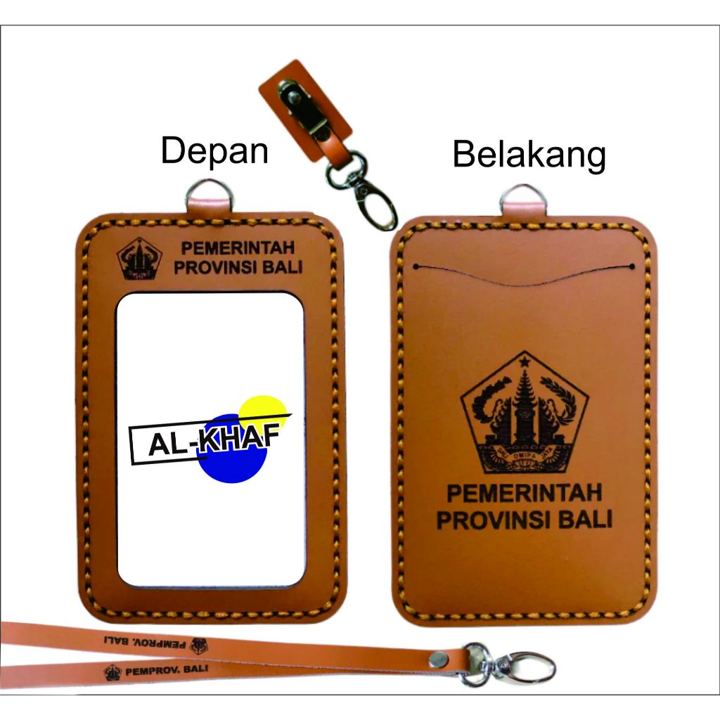 

ID CARD KULIT HOLDER NAME TAG KULIT CARD LEATHER NAME TAG CUSTOM LOGO NAMA
