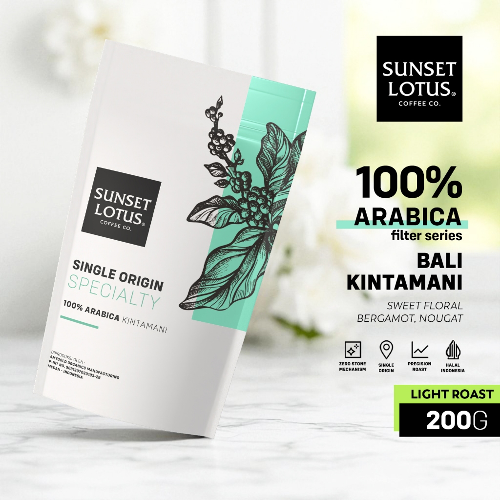 

Sunset Lotus Filter Series Arabika Bali Kintamani 200g