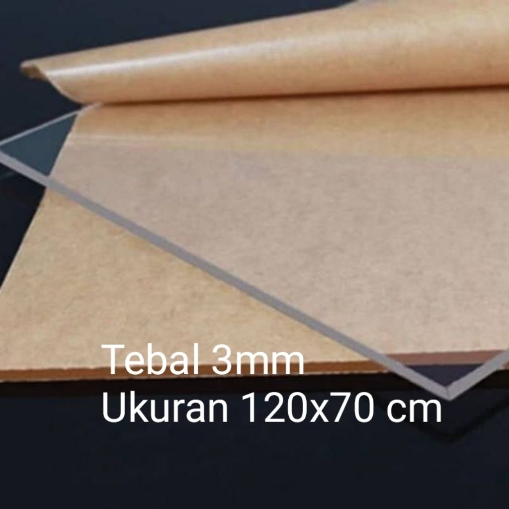 

Akrilik potongan 120cm x 70cm tebal 3mm