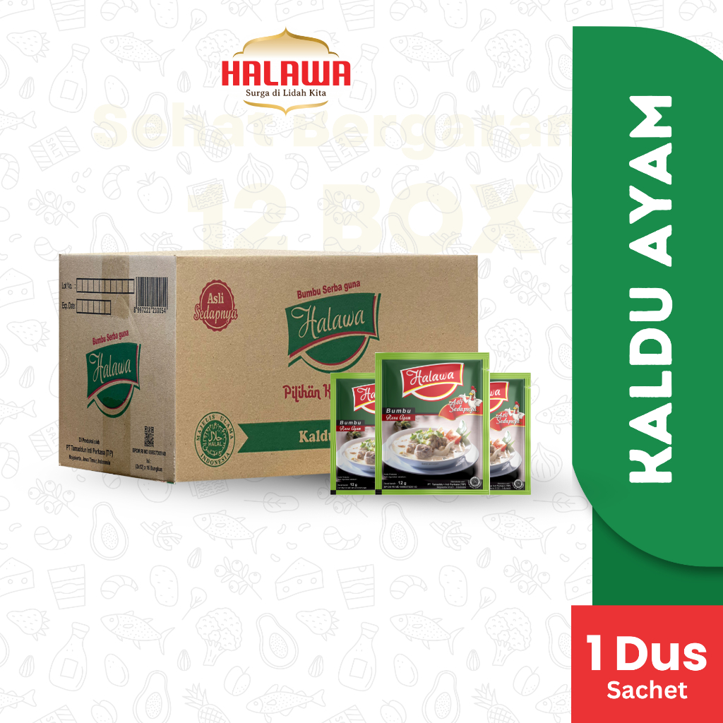 

halawa bumbu probiotik 1 Dus kaldu ayam | HALAL & BPOM