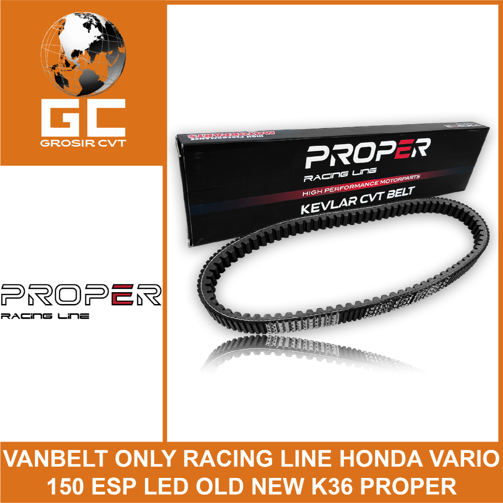 PROPER Racing Line Vanbelt V belt Fanbelt Vario 150 Fi eSP K36 LED New