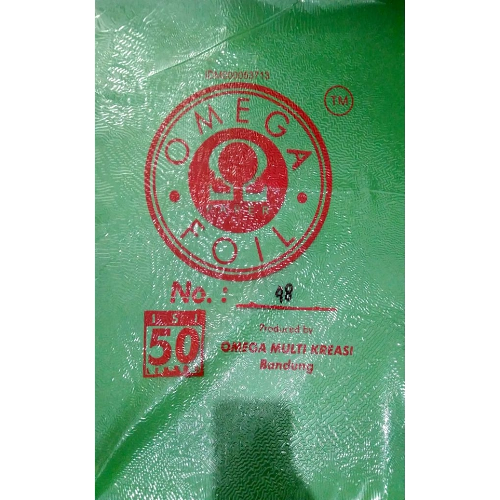 

Kertas sampul cover Omega Foil No 48
