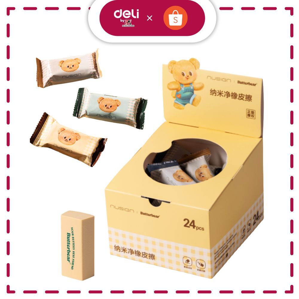 

Deli Butterbear Eraser NS037-B
