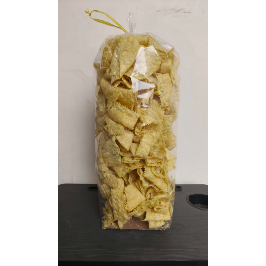 

Keripik Pangsit Bawang 1 KG Gurih dan Renyah