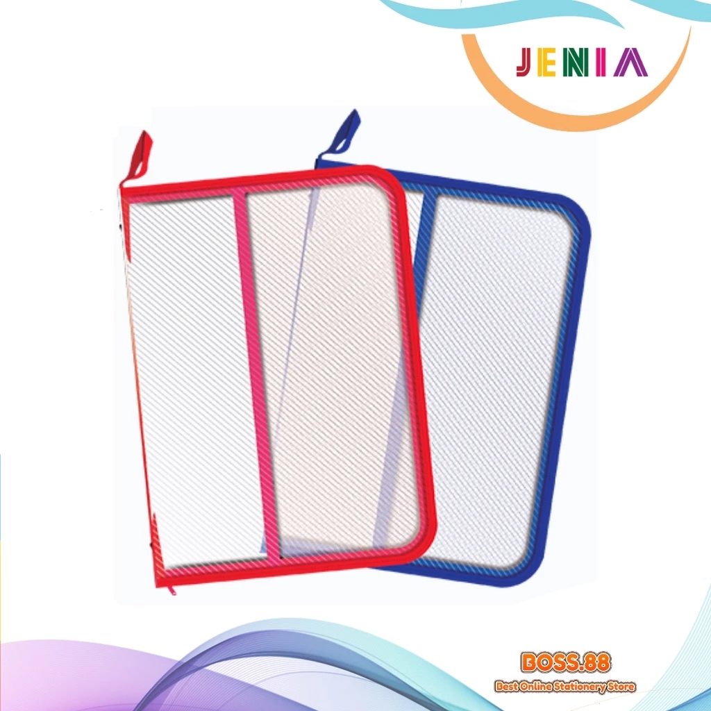 

TAS ZIPPER JARING POLOS F4 JENIA (1 PCS)