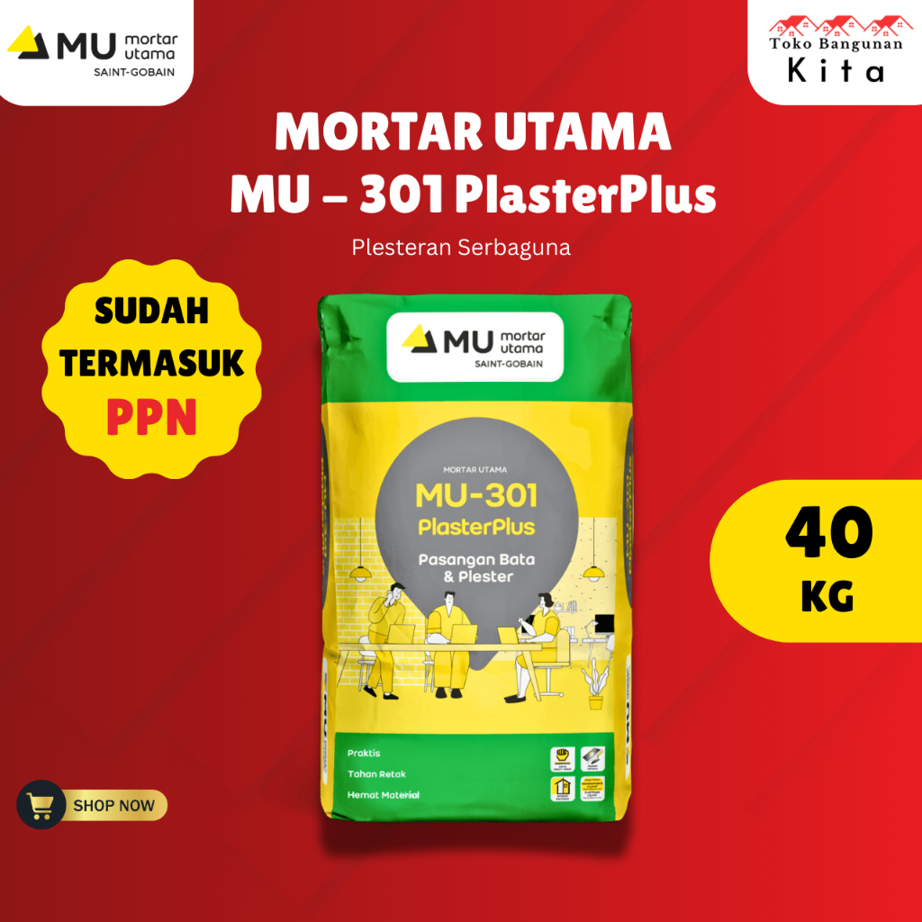 Mortar Utama - MU 301 Plesterplus