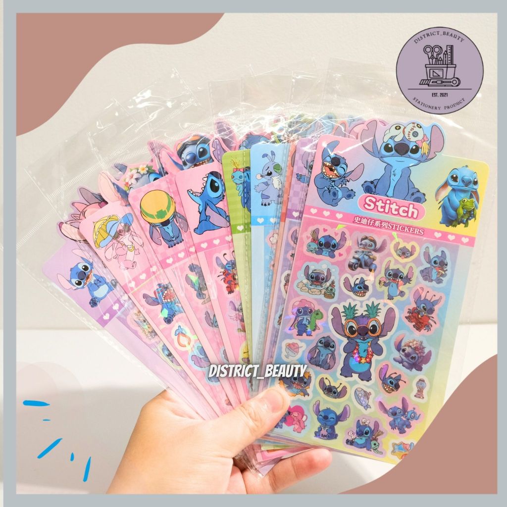 

STIKER GLITTER STITCH STIKER STITCH GLOSSY STIKER ALB STITCH STICKER STIKER AESTHETHIC STITCH LUCU TERMURAH