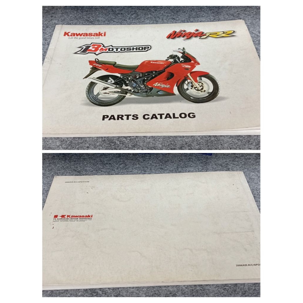 buku katalog Ninja RR old CBU