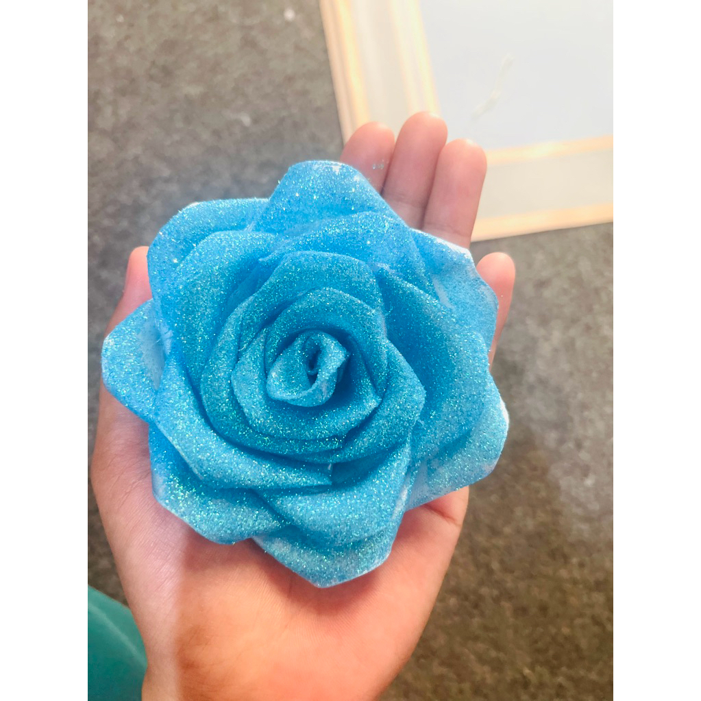 

Bunga pita satin gliter murah