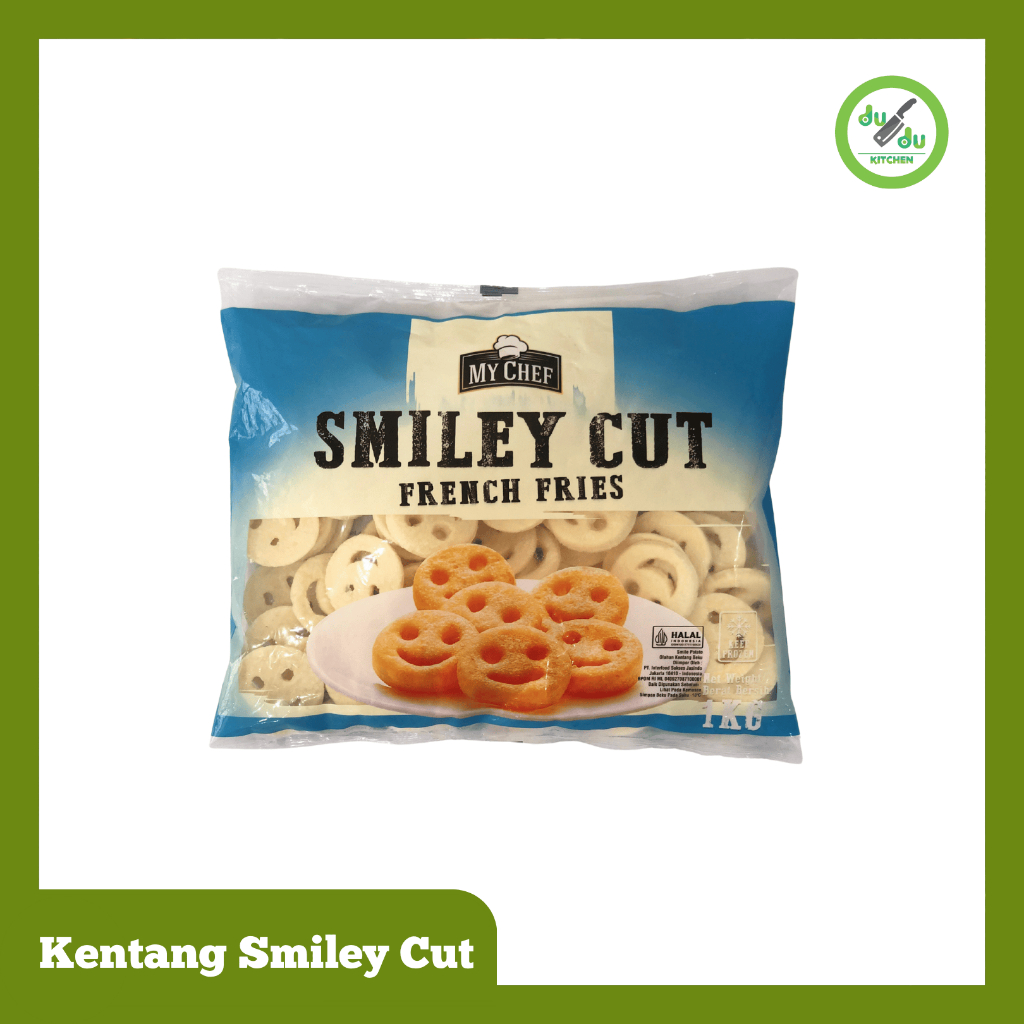 

MyChef Kentang Smiley Cut - Battercoated Berbumbu French Fries