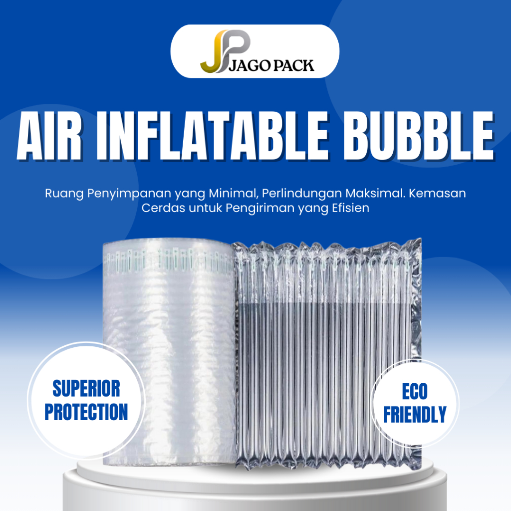 

Inflatable Air Bubble JAGO - Air / Air Column Bag / Air Bubble Cushion / Plastik Packing Udara Tebal Anti Pecah