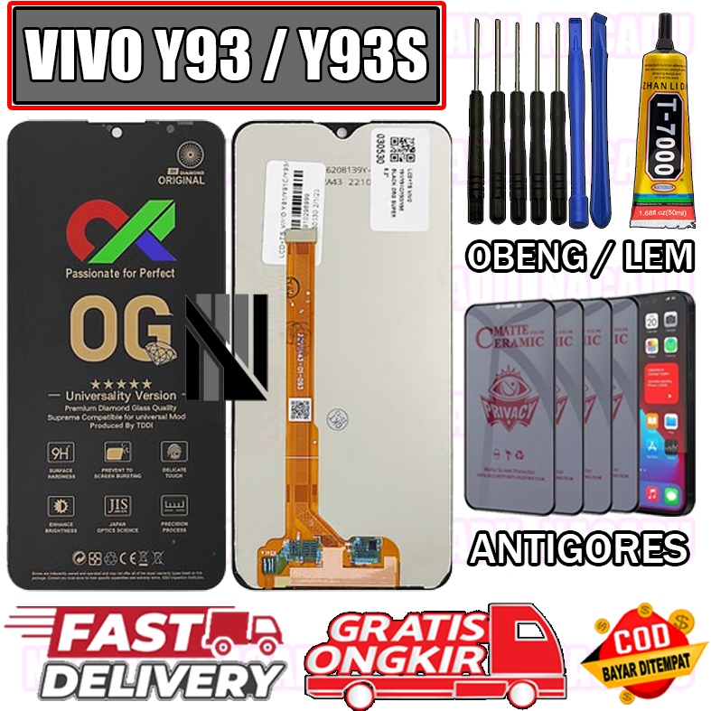 LCD TOUCHSCREEN VIVO Y93/Y91S LAYARSENTUH VIVO Y SERIES ORIGINAL ORI OEM ALL MEREK FULLSET