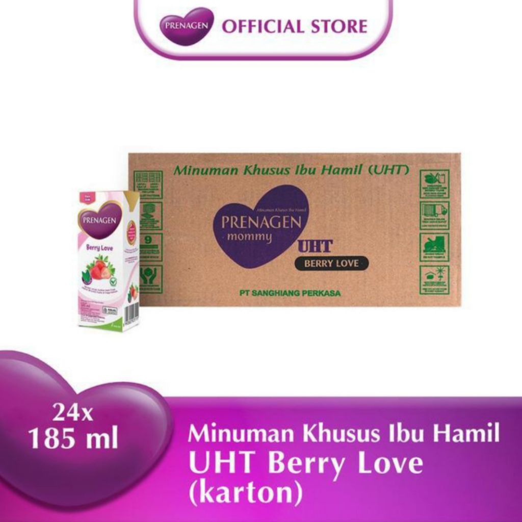 Prenagen Uht Mommy 185ml Susu Khusus Ibu Hamil 1 Karton Isi 24 pcs