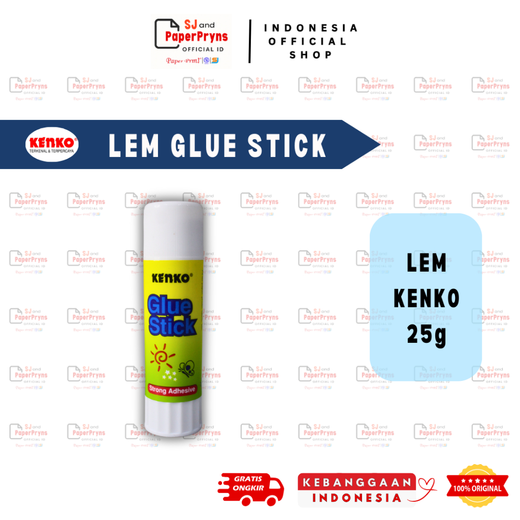 

Lem Glue Stick Kenko 25gr – Non-Toxic & Cepat Kering