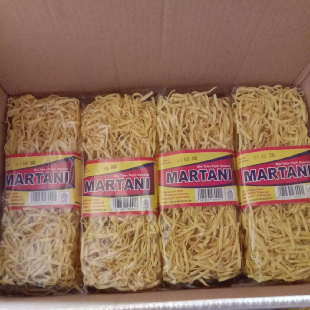 

Mie Telur Martani Satu Paket Order Isi 4 pcs