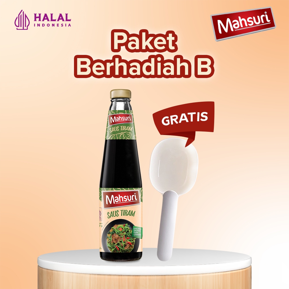 

Paket Berhadiah B - Mahsuri Saos Tiram 510gr, GRATIS Sendok Takar