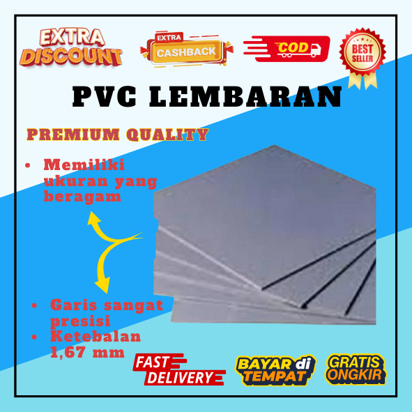 PVC LEMBARAN PIPA PARALON LEMBARAN UNTUK BAHAN MINIATUR