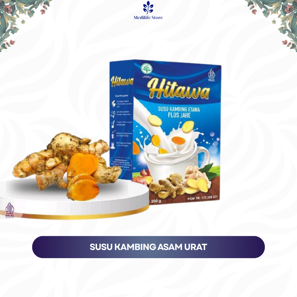 

[ BONUS JAHE ] HITAWA- susu kambing plus jahe | susu pegal linu | asam urat