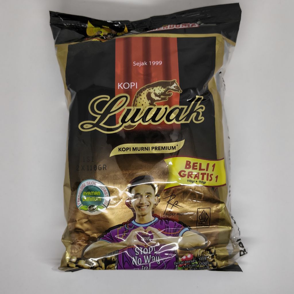 

Kopi Luwak Murni Premium Black Coffee Bag 2 x 110gr