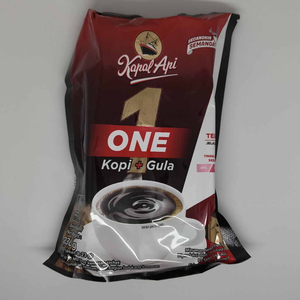 

Kopal Api Kopi Kapal Api One Bag 10x23g Coffee Kopi Gula Siap Pakai Bubuk