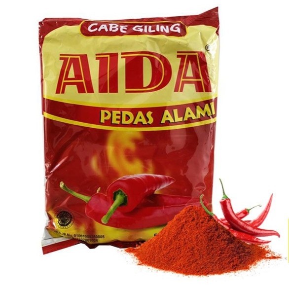

CABE BUBUK AIDA 500 GR | CABE GILING | CHILI POWDER | BUBUK PEDAS | CABAI
