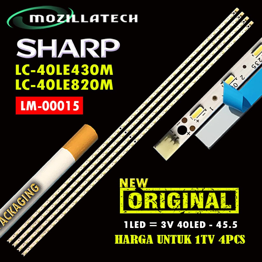 BACKLIGHT TV SHARP 40 LC-40LE430M LC40LE430M 40LE430M 40LE430 E162061