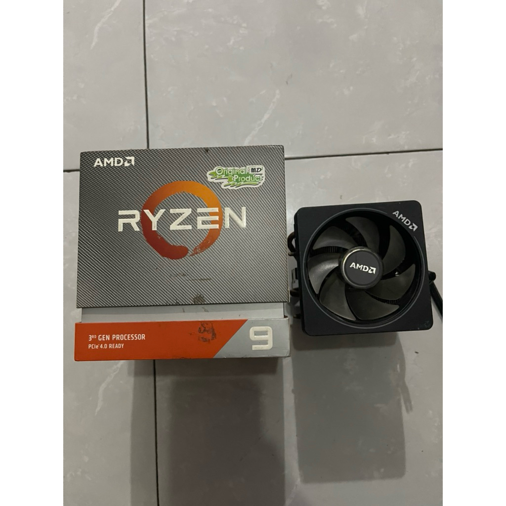 Amd ryzen 9 3900x fullset box wraith prism rgb preloved