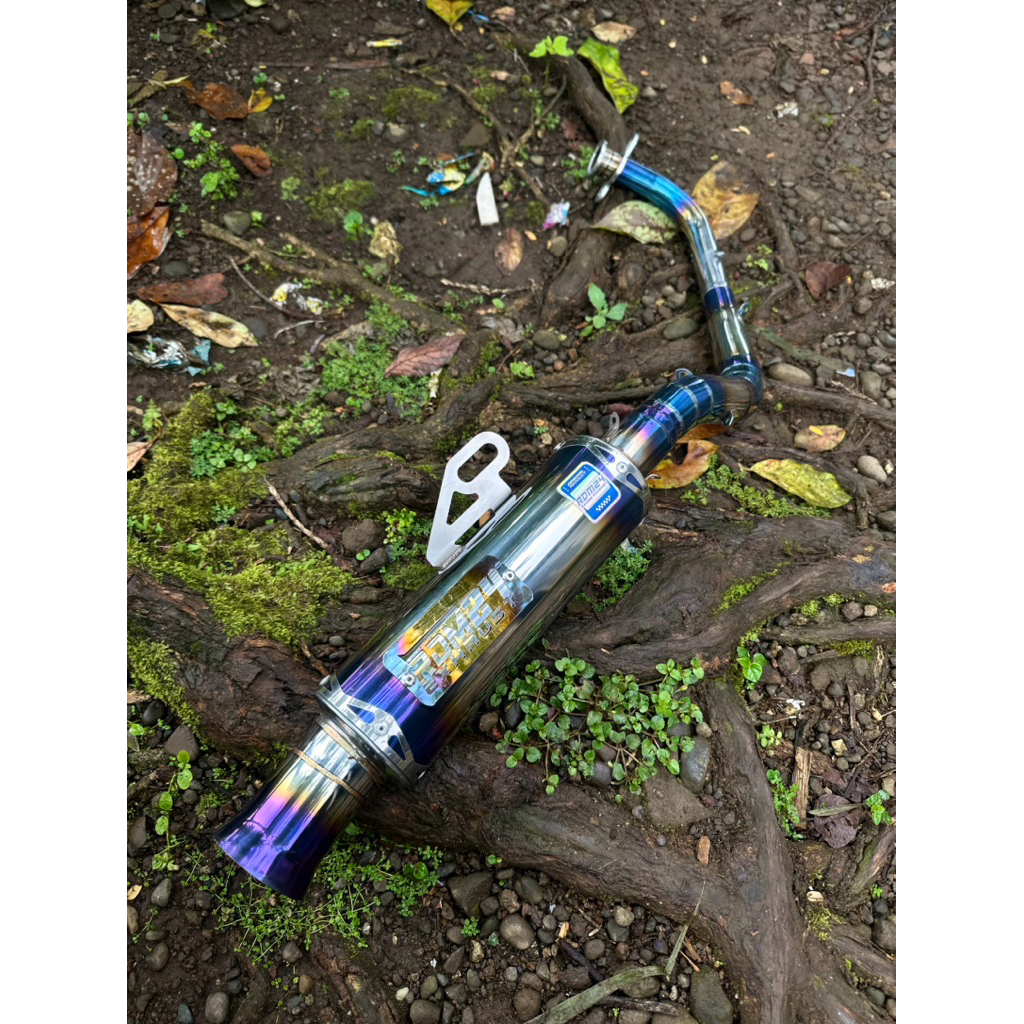 Knalpot Non Samlong Original RDM24 EXHAUST PNP Untuk Aerox New/Old Vario New Nmax New inlet 38,45