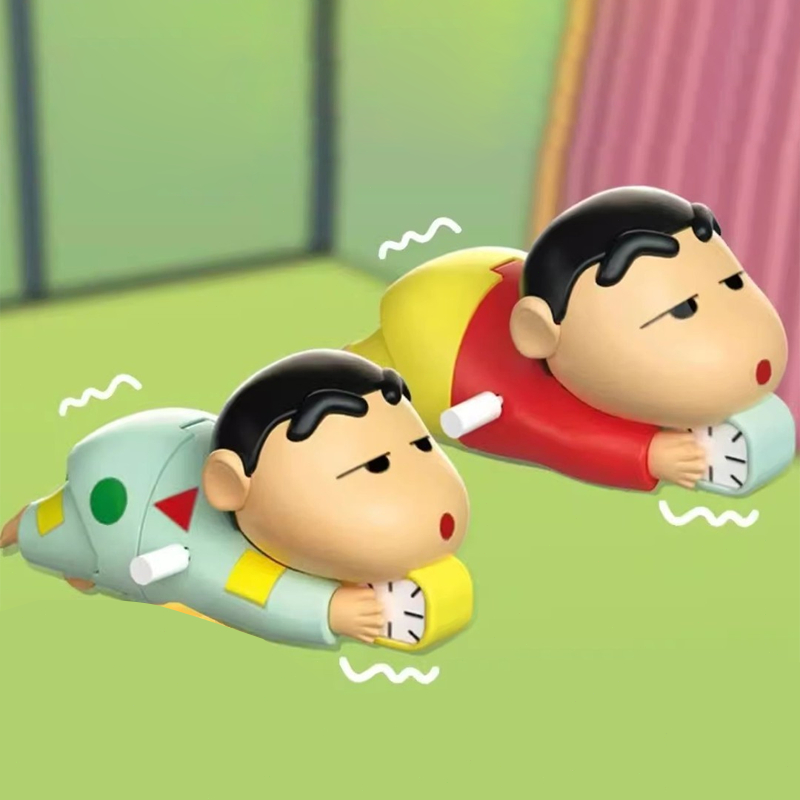 Mainan Crayon Shinchan Goyang Pantat Merangkak Goyang Kawaii Mainan Putar Dekorasi Unik & Menggemask