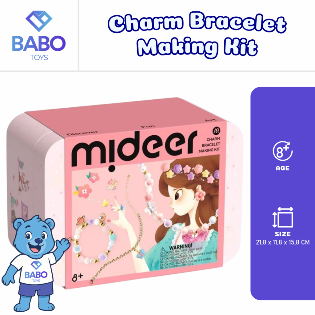 Mideer Charm Bracelet Making Kit Mainan Edukasi Anak