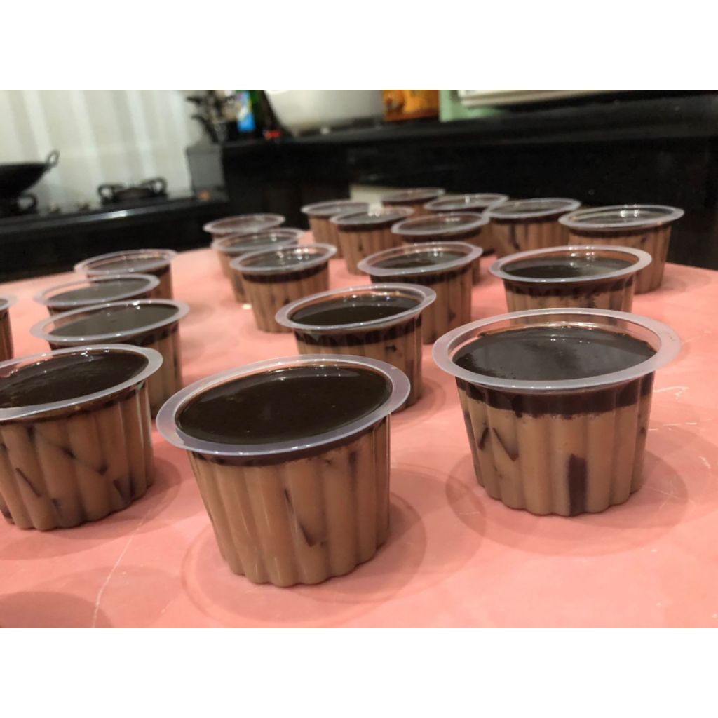 

Dessert Pudding Milo Untuk 25 cup ya isinya